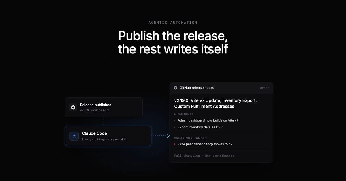 Agentic Automation: Automated Releases and Changelog